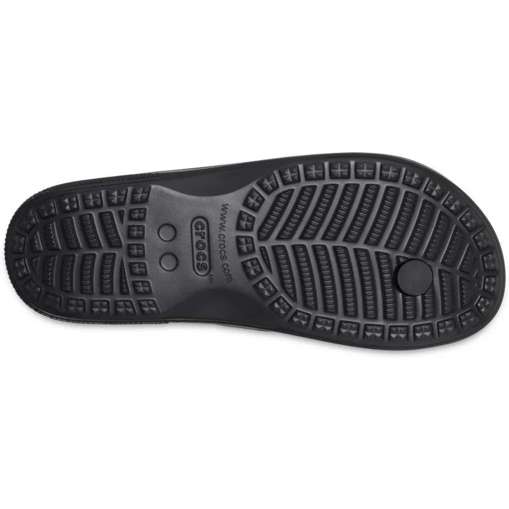 Crocs Women's Baya‎ II Flip Flops, Black, 9M/11W